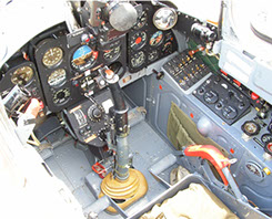 Kokpit lietadla L-29 Delfín č. 3228